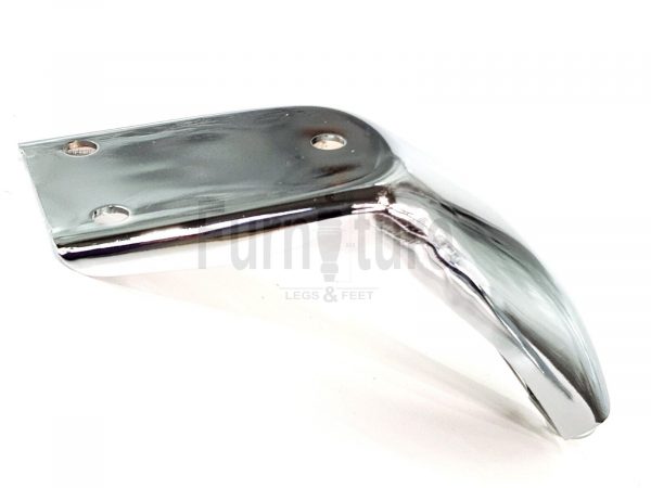4 Silver Chrome Metal Legs 130mm High Replacement Feet Cabinet Sofa Chair Stool - Image 9