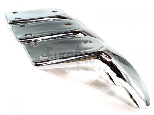 4 Silver Chrome Metal Legs 130mm High Replacement Feet Cabinet Sofa Chair Stool - Image 10