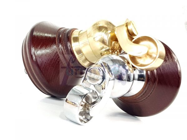 4 Wooden Furniture Sofa Legs M8(8mm) Replacment Chair Feet & Castors 120mm HIGH - Image 3