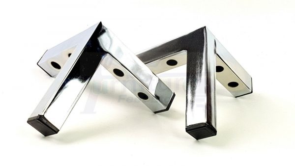 4x Metal Chair Corner Furniture Sofa Leg 155mm High Replacment Cabinet Feet Pre-Drill for Screws - Image 4