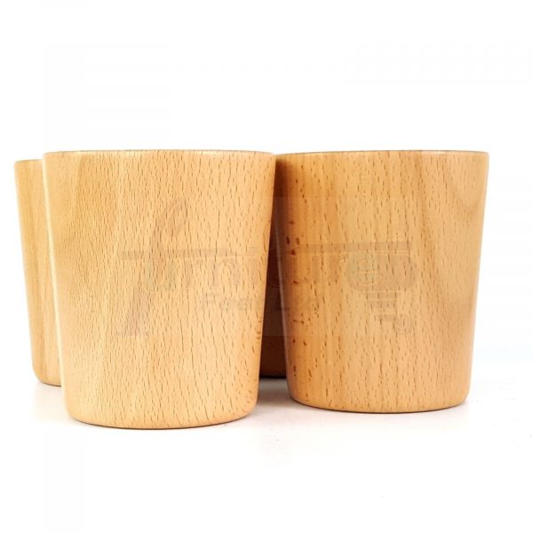 4x Replacement Round Furniture Sofa Legs Chair Settee Feet 100mm High (Self-Fix) - Image 6