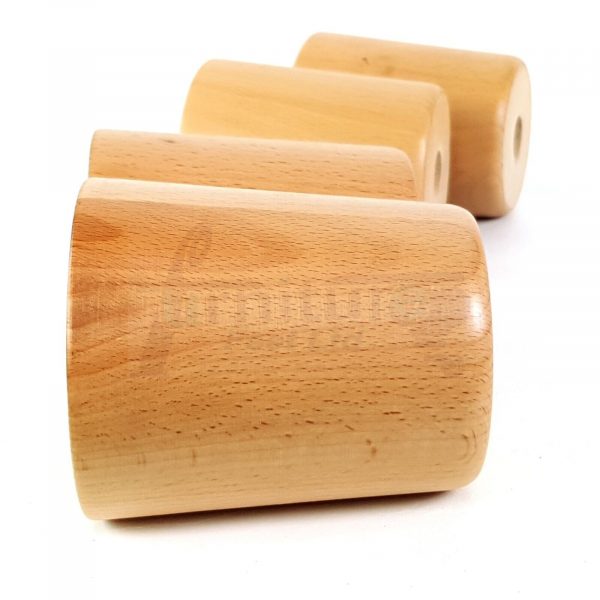 4x Replacement Round Furniture Sofa Legs Chair Settee Feet 100mm High (Self-Fix) - Image 8
