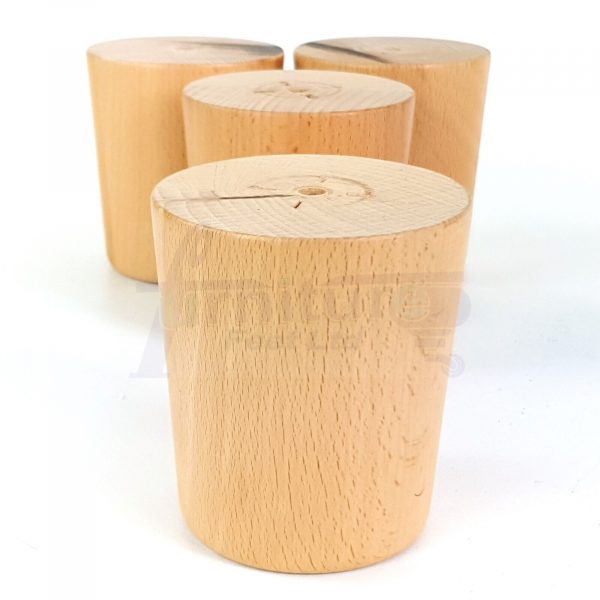 4x Replacement Round Furniture Sofa Legs Chair Settee Feet 100mm High (Self-Fix) - Image 10