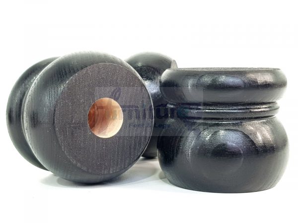 4x Replacement Round Furniture Sofa Legs Chair Settee Feet 50mm High (Self-Fix) - Image 5