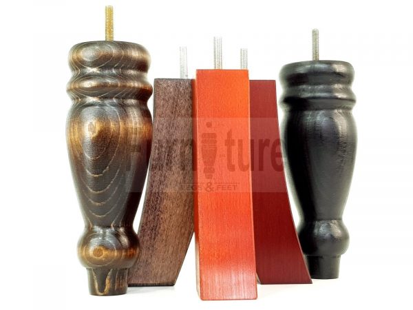 4x Replacement Solid Wood Furniture Sofa Legs M8 Chair Settee Feet 200mm High - Image 6