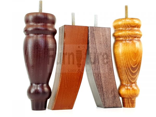 4x Replacement Solid Wood Furniture Sofa Legs M8 Chair Settee Feet 200mm High - Image 8