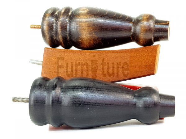 4x Replacement Solid Wood Furniture Sofa Legs M8 Chair Settee Feet 200mm High - Image 10