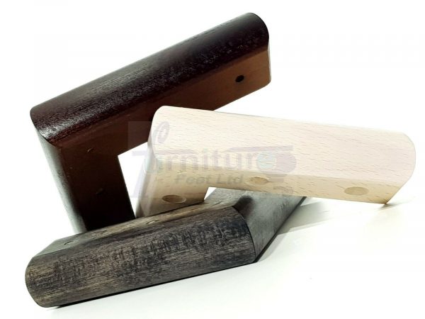 4x SOLID WOOD FURNITURE LEGS (Self-Fix) CHAIR REPLACEMENT CORNER FEET 40mm HIGH - Image 7