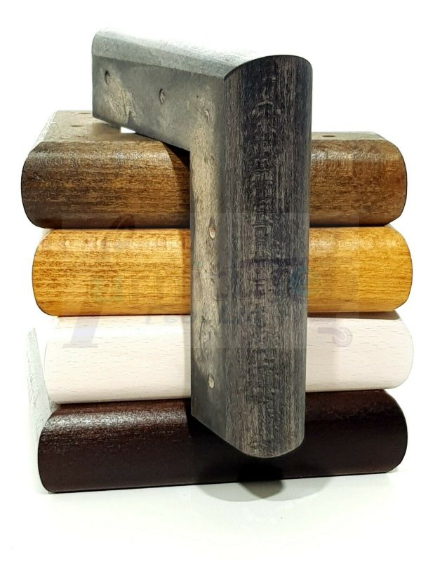 4x SOLID WOOD FURNITURE LEGS (Self-Fix) CHAIR REPLACEMENT CORNER FEET 40mm HIGH - Image 9