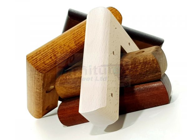4x SOLID WOOD FURNITURE LEGS (Self-Fix) CHAIR REPLACEMENT CORNER FEET 40mm HIGH - Image 10