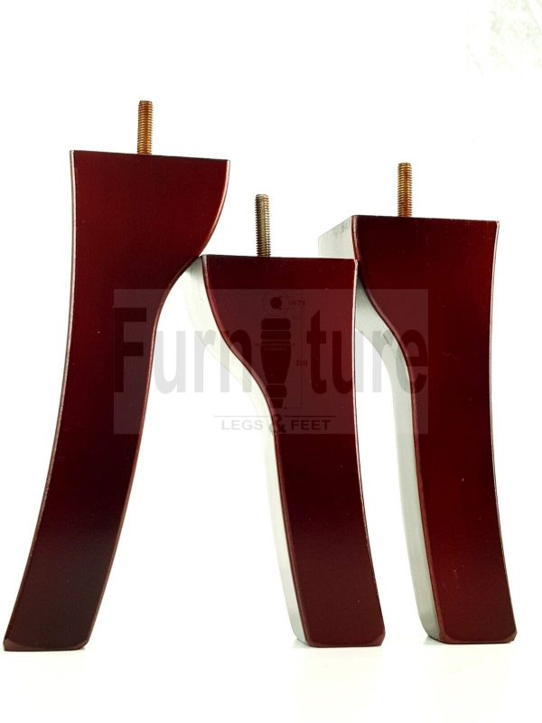 4x Solid Wood Furniture Feet Settee Legs 180mm - 225mm High Sofa Chair Bed M8 - Image 5