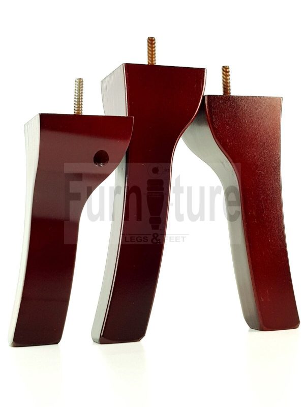 4x Solid Wood Furniture Feet Settee Legs 180mm - 225mm High Sofa Chair Bed M8 - Image 8