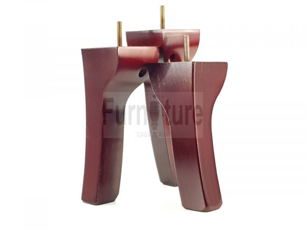 4x Solid Wood Furniture Feet Settee Legs 180mm - 225mm High Sofa Chair Bed M8 - Image 9