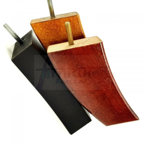4x TAPERED WOOD SETTEE LEGS 155mm High SOFA REPLACEMENT FURNITURE FEET M8(8mm) - Image 11
