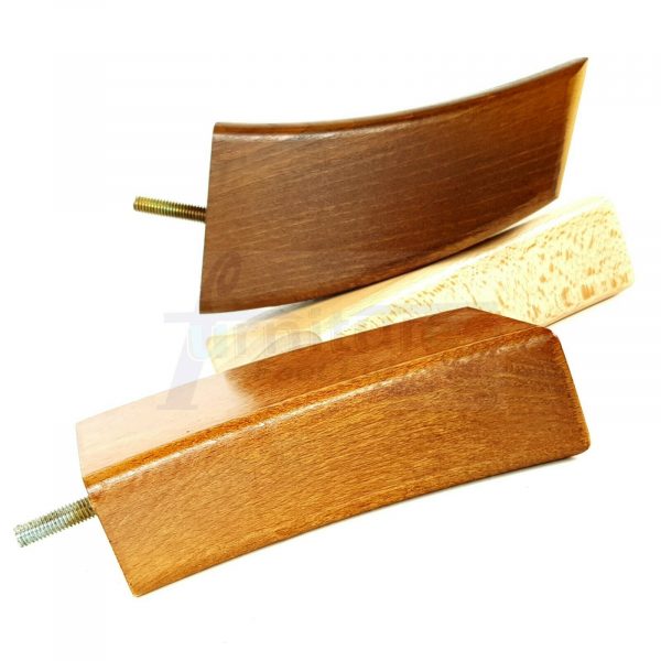 4x TAPERED WOOD SETTEE LEGS 155mm High SOFA REPLACEMENT FURNITURE FEET M8(8mm) - Image 12