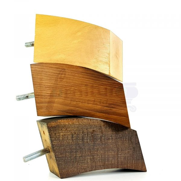 4x TAPERED WOODEN SOFA LEGS 100mm High CHAIR REPLACEMENT FURNITURE FEET M8(8mm) - Image 6