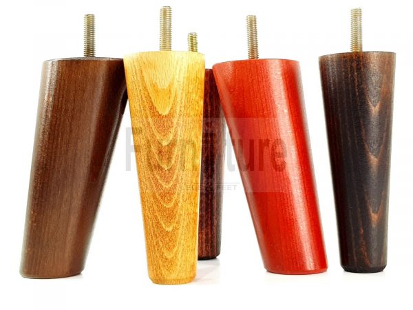 4x Turned Wood Furniture Settee Leg M8 Replacement Feet Chairs Stools Sofa 120mm - Image 4