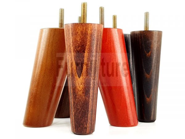 4x Turned Wood Furniture Settee Leg M8 Replacement Feet Chairs Stools Sofa 120mm - Image 6