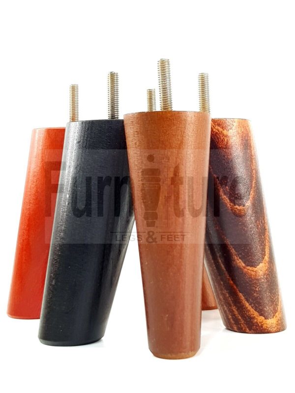4x Turned Wood Furniture Settee Leg M8 Replacement Feet Chairs Stools Sofa 120mm - Image 9