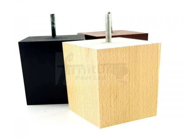 4x WOOD REPLACEMENT FURNITURE CHAIR LEGS M10(10mm) SOFA - SETTEE FEET 90mm HIGH - Image 8