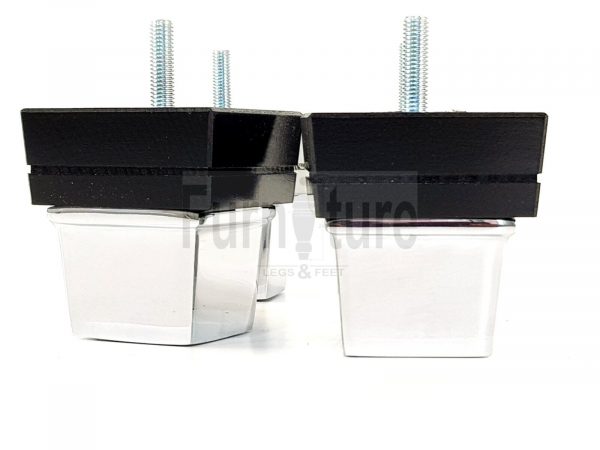 4x Wood Furniture Sofa Leg M8 Replacement Chair, Settee Feet & Slipper Cup 75mm - Image 4