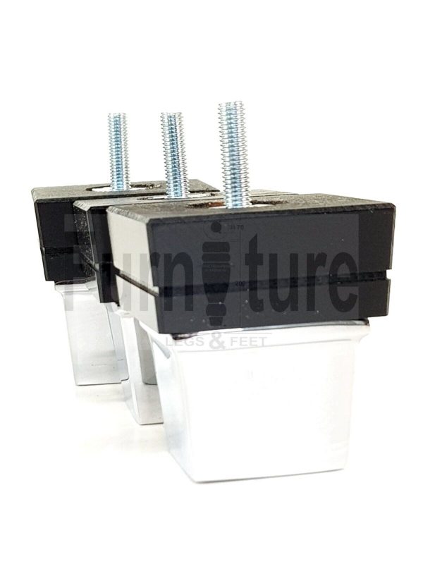 4x Wood Furniture Sofa Leg M8 Replacement Chair, Settee Feet & Slipper Cup 75mm - Image 9