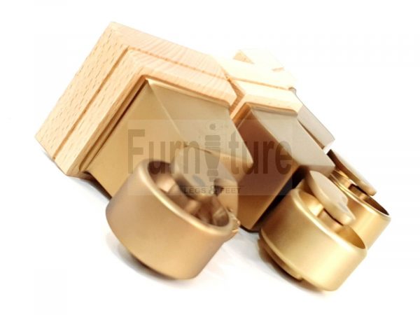 4x Wood Furniture Sofa Legs M8 Replacement Chair, Settee Feet & Castors 117mm - Image 8