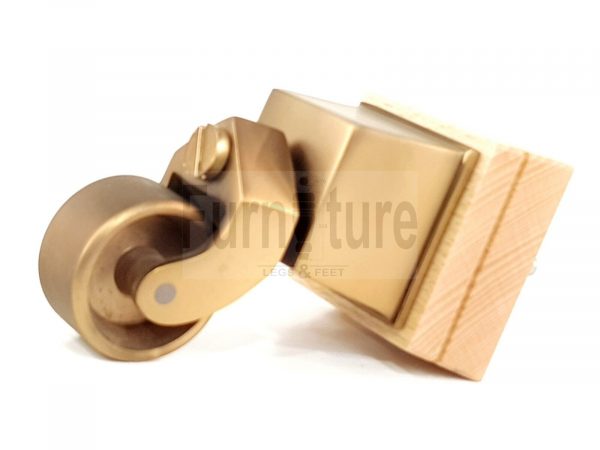 4x Wood Furniture Sofa Legs M8 Replacement Chair, Settee Feet & Castors 117mm - Image 9
