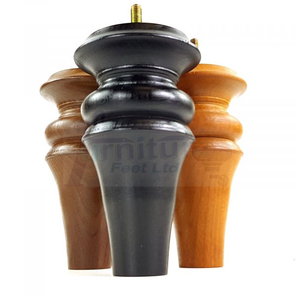 4x Wood Replacement Brown Furniture Sofa Legs M8 Settee Couch Chair Feet 150mm - Image 14