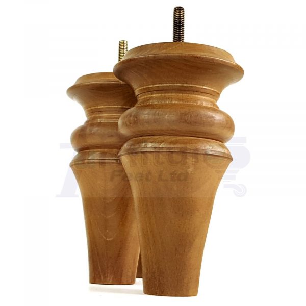 4x Wood Replacement Brown Furniture Sofa Legs M8 Settee Couch Chair Feet 150mm - Image 6