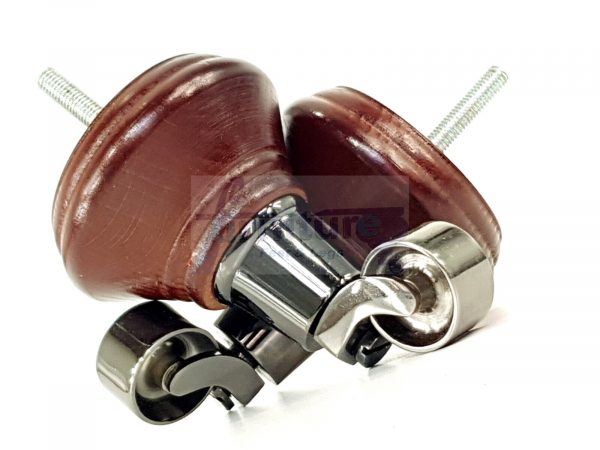 4 Wooden Furniture Sofa Legs M8(8mm) Replacment Chair Feet & Castors 120mm HIGH - Image 19