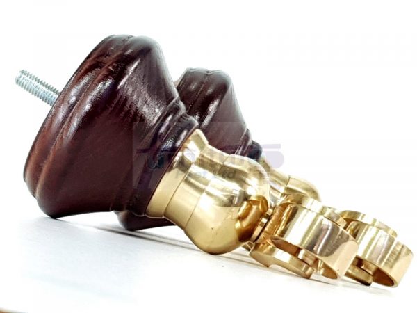 4 Wooden Furniture Sofa Legs M8(8mm) Replacment Chair Feet & Castors 120mm HIGH - Image 17