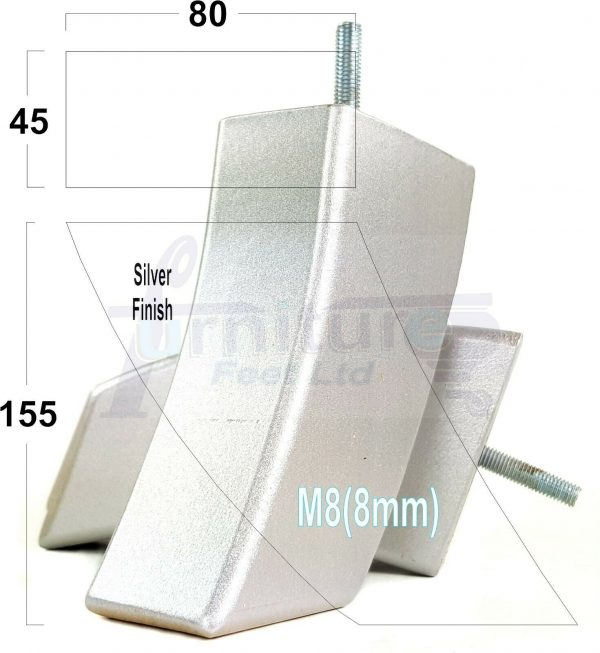 4x TAPERED WOOD SETTEE LEGS 155mm High SOFA REPLACEMENT FURNITURE FEET M8(8mm) - Image 28