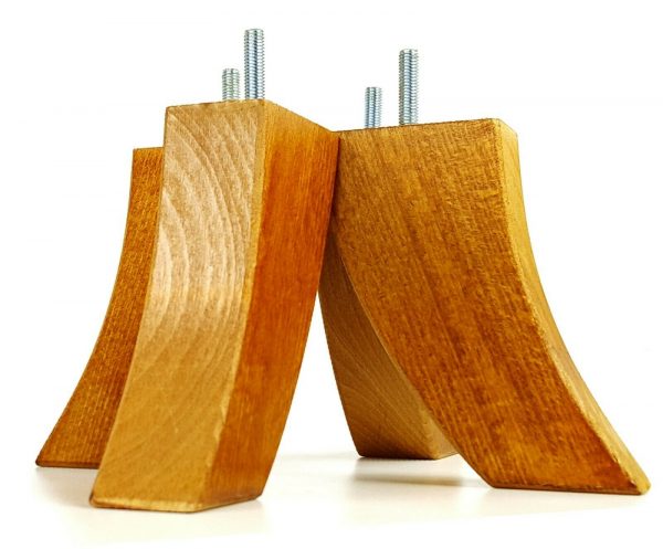 4x TAPERED WOOD SETTEE LEGS 155mm High SOFA REPLACEMENT FURNITURE FEET M8(8mm) - Image 20