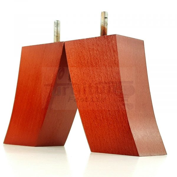 4x TAPERED WOODEN SOFA LEGS 100mm High CHAIR REPLACEMENT FURNITURE FEET M8(8mm) - Image 20