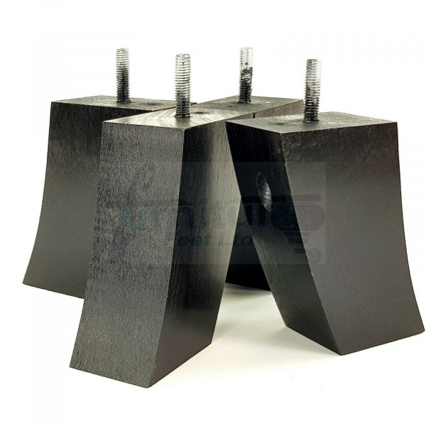4x TAPERED WOODEN SOFA LEGS 100mm High CHAIR REPLACEMENT FURNITURE FEET M8(8mm) - Image 9