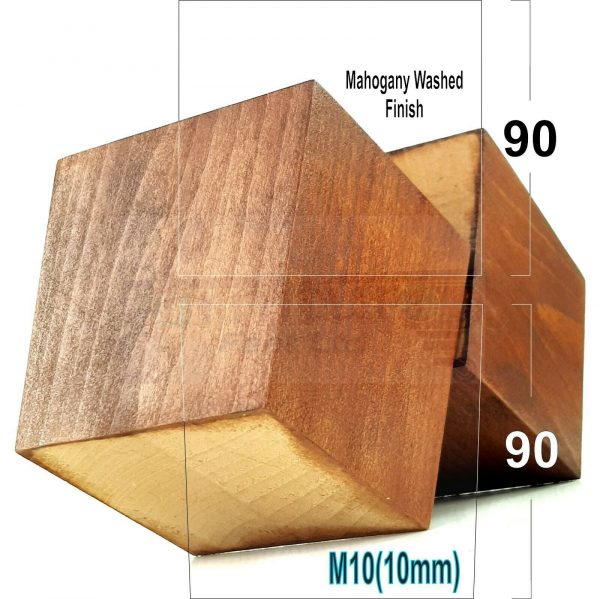 4x WOOD REPLACEMENT FURNITURE CHAIR LEGS M10(10mm) SOFA - SETTEE FEET 90mm HIGH - Image 18