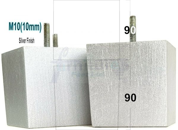 4x WOOD REPLACEMENT FURNITURE CHAIR LEGS M10(10mm) SOFA - SETTEE FEET 90mm HIGH - Image 23