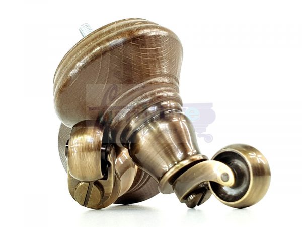 4x Wooden Furniture Sofa Legs M8 Castor Replacment Chair Settee Feet 125mm High - Image 18