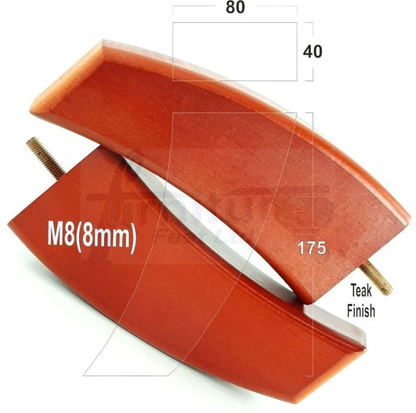 4x TAPERED WOOD SETTEE LEGS 175mm High SOFA REPLACEMENT FURNITURE FEET M8(8mm) - Image 24