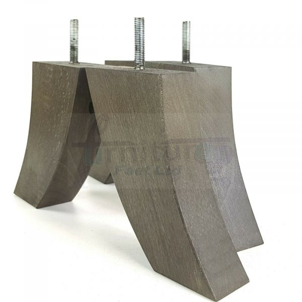 4x TAPERED WOOD SETTEE LEGS 175mm High SOFA REPLACEMENT FURNITURE FEET M8(8mm) - Image 12